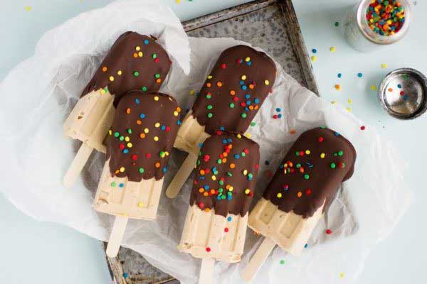 Peanut Butter and Banana Popsicles