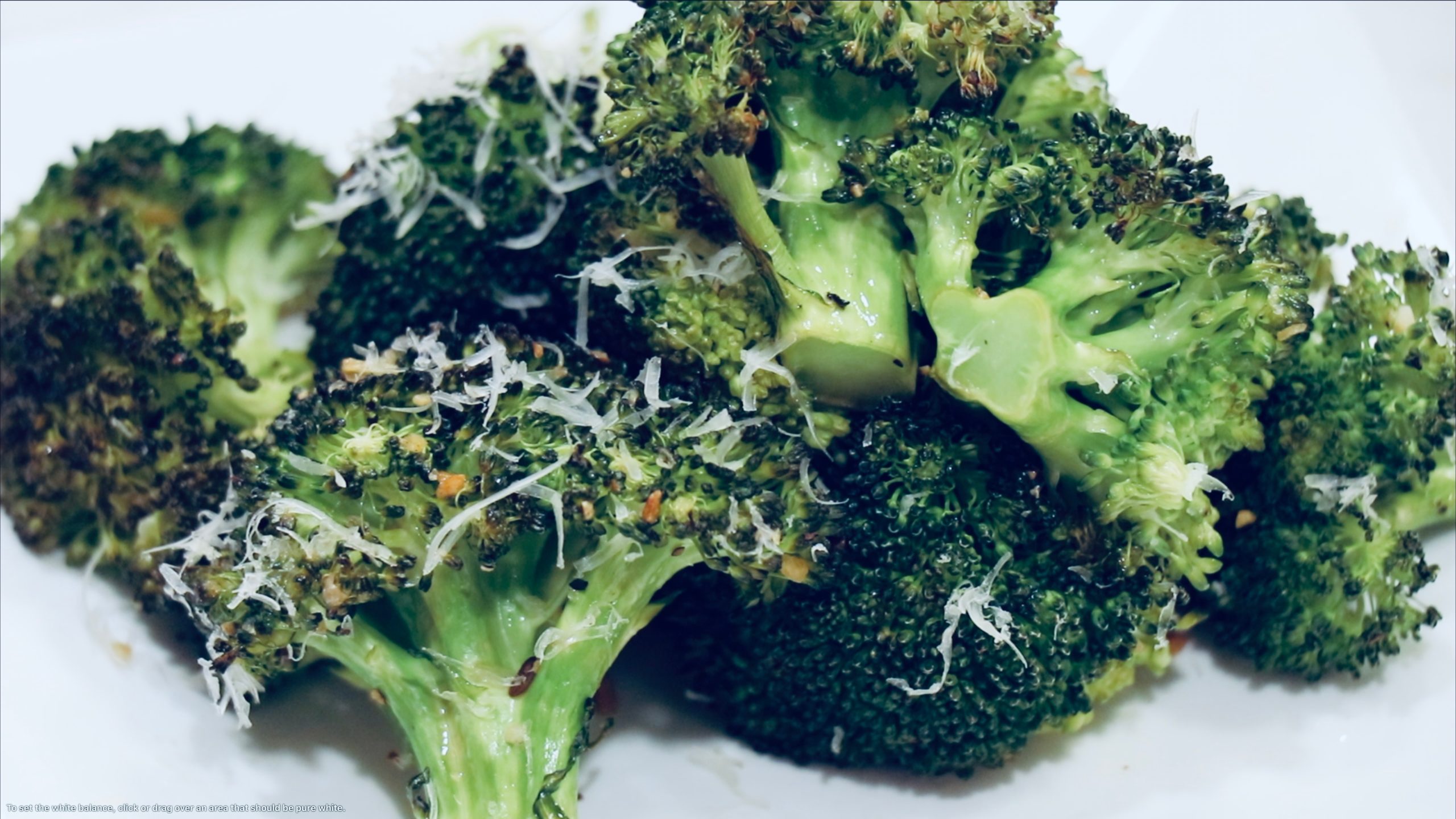 Vegan Roasted Parmesan Broccoli